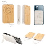 Mag Max Bamboo Wireless Charger Power Bank 1 Mag Max Bamboo Wireless Charger Power Bank 1