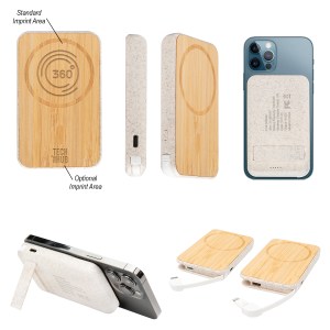 Mag Max Bamboo Wireless Charger Power Bank 1 Mag Max Bamboo Wireless Charger Power Bank 1
