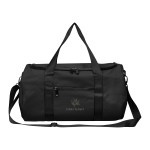 Hudson Recycled Leatherette Duffel Bag - 30142 BLK Colorbrite Hudson Recycled Leatherette Duffel Bag - 30142 BLK Colorbrite