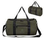 Hudson Recycled Leatherette Duffel Bag - 30142 OLV Colorbrite Hudson Recycled Leatherette Duffel Bag - 30142 OLV Colorbrite