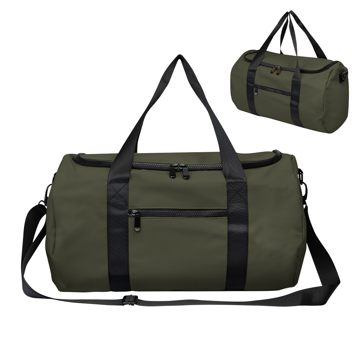 Hudson Recycled Leatherette Duffel Bag 1