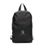 Caleb Rpet Convertible Backpack And Sling Bag - 35134 BLK Embroidery Caleb Rpet Convertible Backpack And Sling Bag - 35134 BLK Embroidery