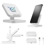15w Rabs Charging Phone Stand - 25186 WHT Digibrite 15w Rabs Charging Phone Stand - 25186 WHT Digibrite