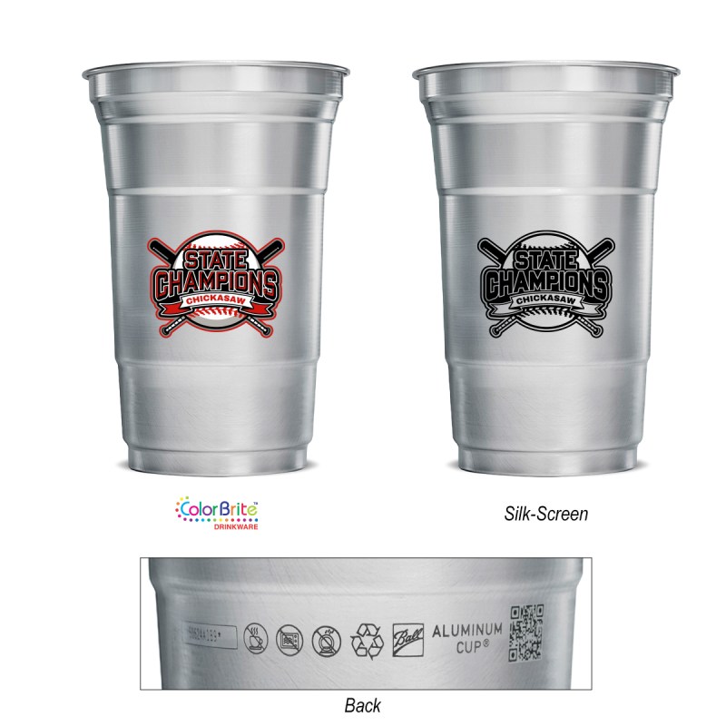 Top Cup By Ball™ 20 Oz. Recyclable Aluminum Cup 1 Top Cup By Ball™ 20 Oz. Recyclable Aluminum Cup 1