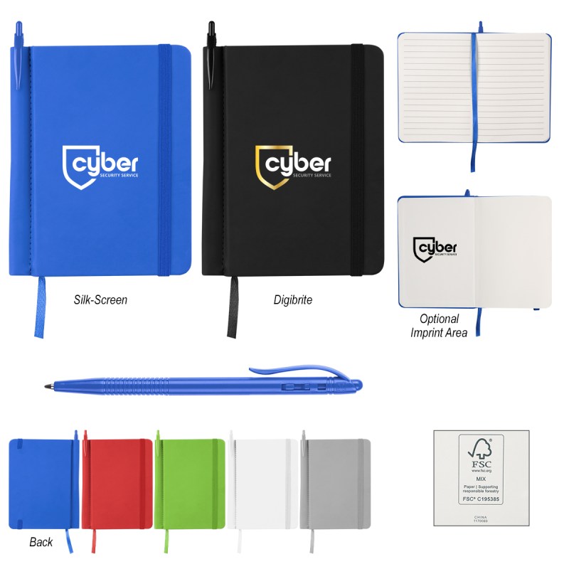 Billie Recycled Jotter With Pen 1 Billie Recycled Jotter With Pen 1