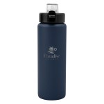 30 Oz. Nolan Recycled Single Wall Stainless Steel Bottle - 50324 NAV Laser 30 Oz. Nolan Recycled Single Wall Stainless Steel Bottle - 50324 NAV Laser