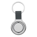 Circular Metal Spinner Key Tag - 4770 SILBLU Personalization Laser Circular Metal Spinner Key Tag - 4770 SILBLU Personalization Laser