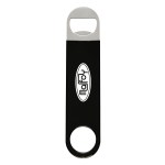 Large Vinyl Coated Stainless Steel Bottle Opener - 2024 BLK Silkscreen Large Vinyl Coated Stainless Steel Bottle Opener - 2024 BLK Silkscreen