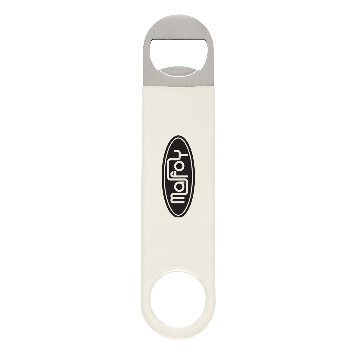 Large Vinyl Coated Stainless Steel Bottle Opener 1