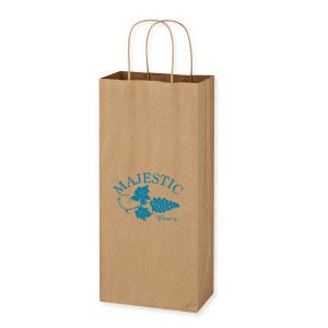 Kraft Paper Brown Wine Bag - 5.25" X 13" 1 Kraft Paper Brown Wine Bag - 5.25" X 13" 1