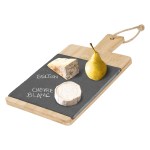 Bamboo & Slate Charcuterie Cutting Board - 2139 WOD Lifestyle Silkscreen Bamboo & Slate Charcuterie Cutting Board - 2139 WOD Lifestyle Silkscreen