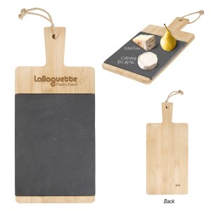 Bamboo & Slate Charcuterie Cutting Board 1 Bamboo & Slate Charcuterie Cutting Board 1