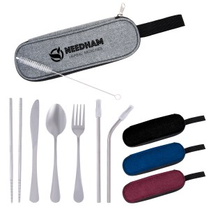 Stainless Steel Cutlery Set In Pouch 1 Stainless Steel Cutlery Set In Pouch 1