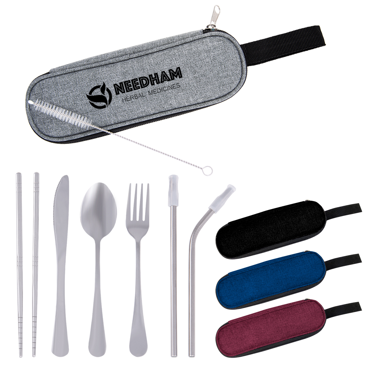 Stainless Steel Cutlery Set In Pouch 1