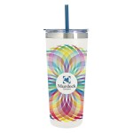 24 Oz. Full Color Colma Basics Tumbler - 55806 WHTBLU Megabrite 24 Oz. Full Color Colma Basics Tumbler - 55806 WHTBLU Megabrite