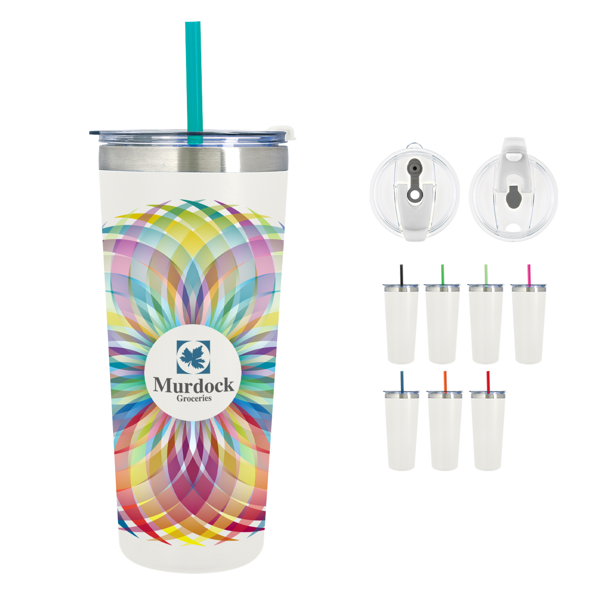 24 Oz. Full Color Colma Basics Tumbler 1