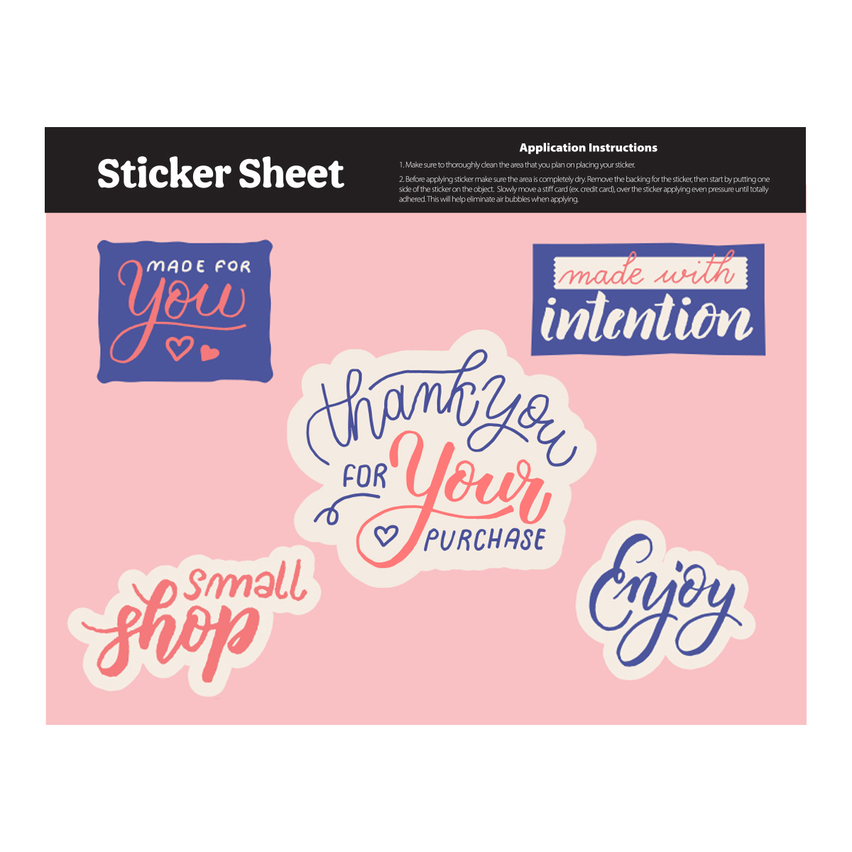 Ultra Removable Sticker Sheet 5.5" X 7" Custom Shapes 1 Ultra Removable Sticker Sheet 5.5" X 7" Custom Shapes 1