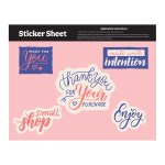 Ultra Removable Sticker Sheet 5.5" X 7" Custom Shapes 1 Ultra Removable Sticker Sheet 5.5" X 7" Custom Shapes 1
