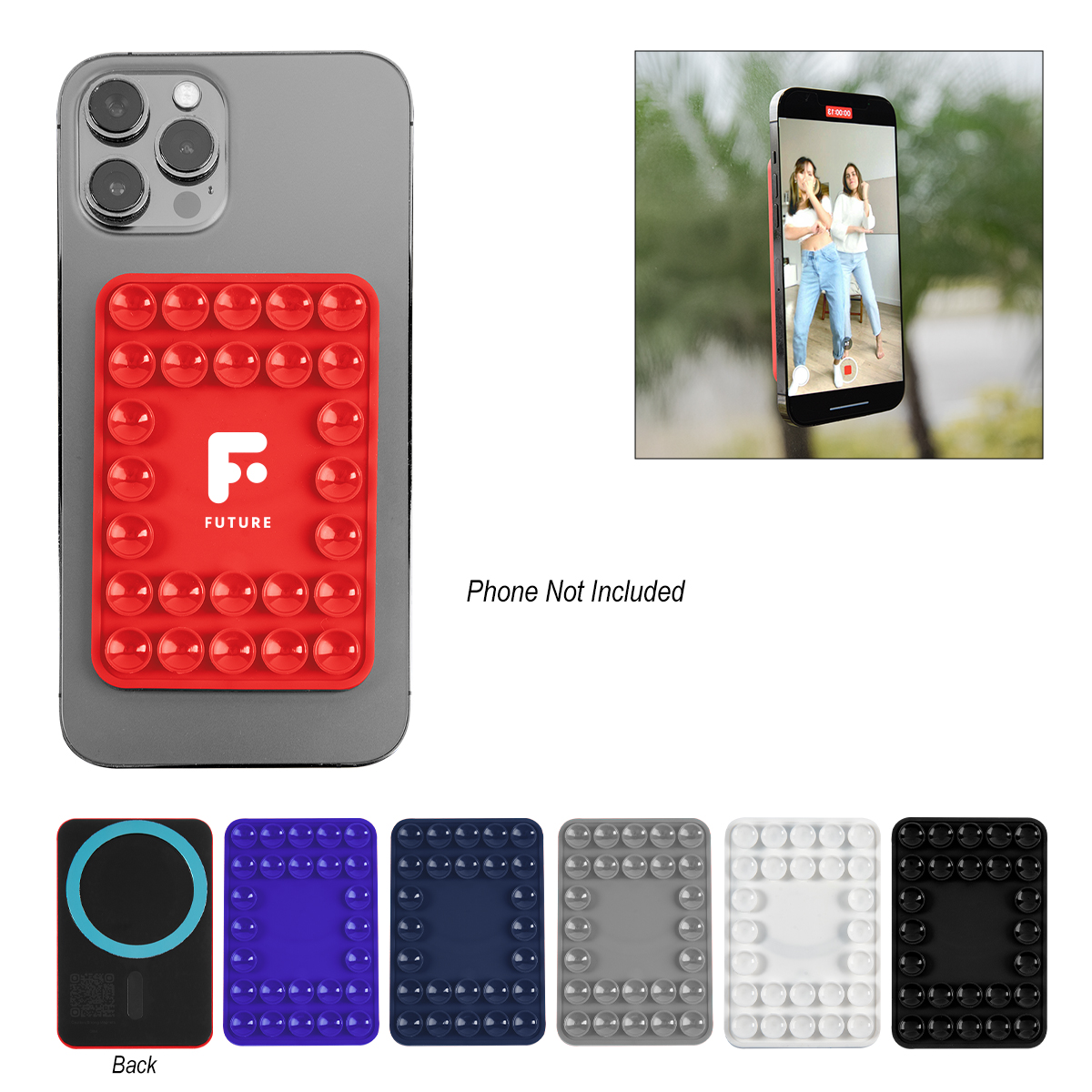 Magnetic Silicone Suction-cup Phone Mount 1