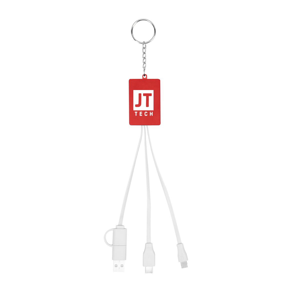Multi-charging Cable Usb Hub Keyring 1