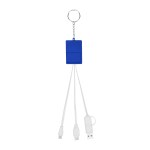 Multi-charging Cable Usb Hub Keyring - 25269 ROYWHT Back Multi-charging Cable Usb Hub Keyring - 25269 ROYWHT Back