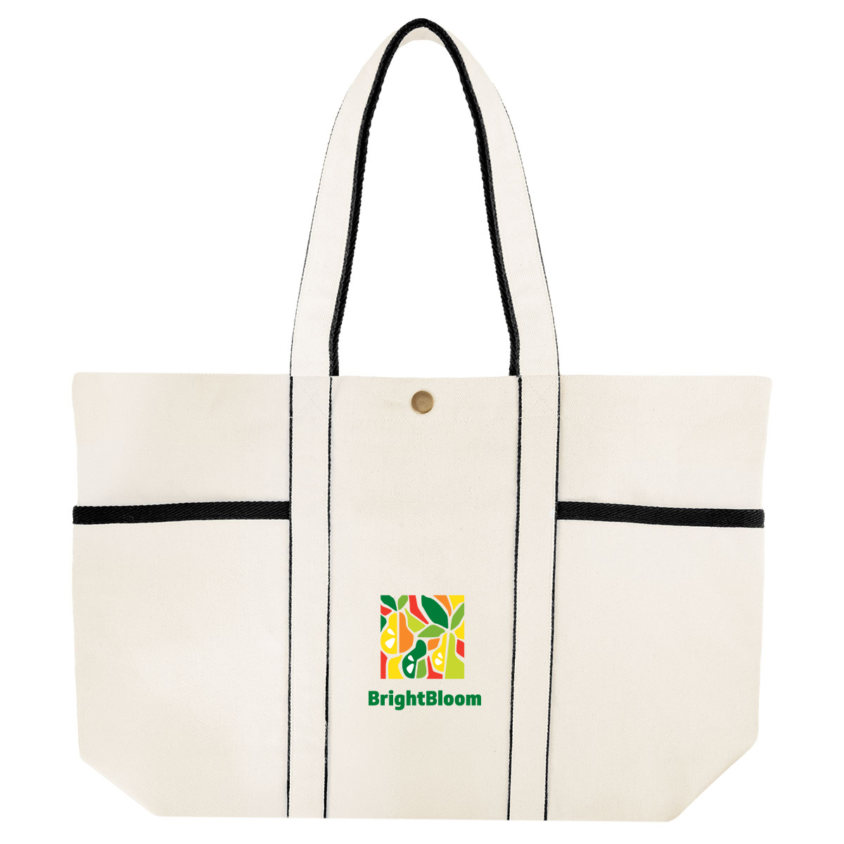 Aware™ 10 Oz. Recycled Cotton Canvas Tote Bag 1