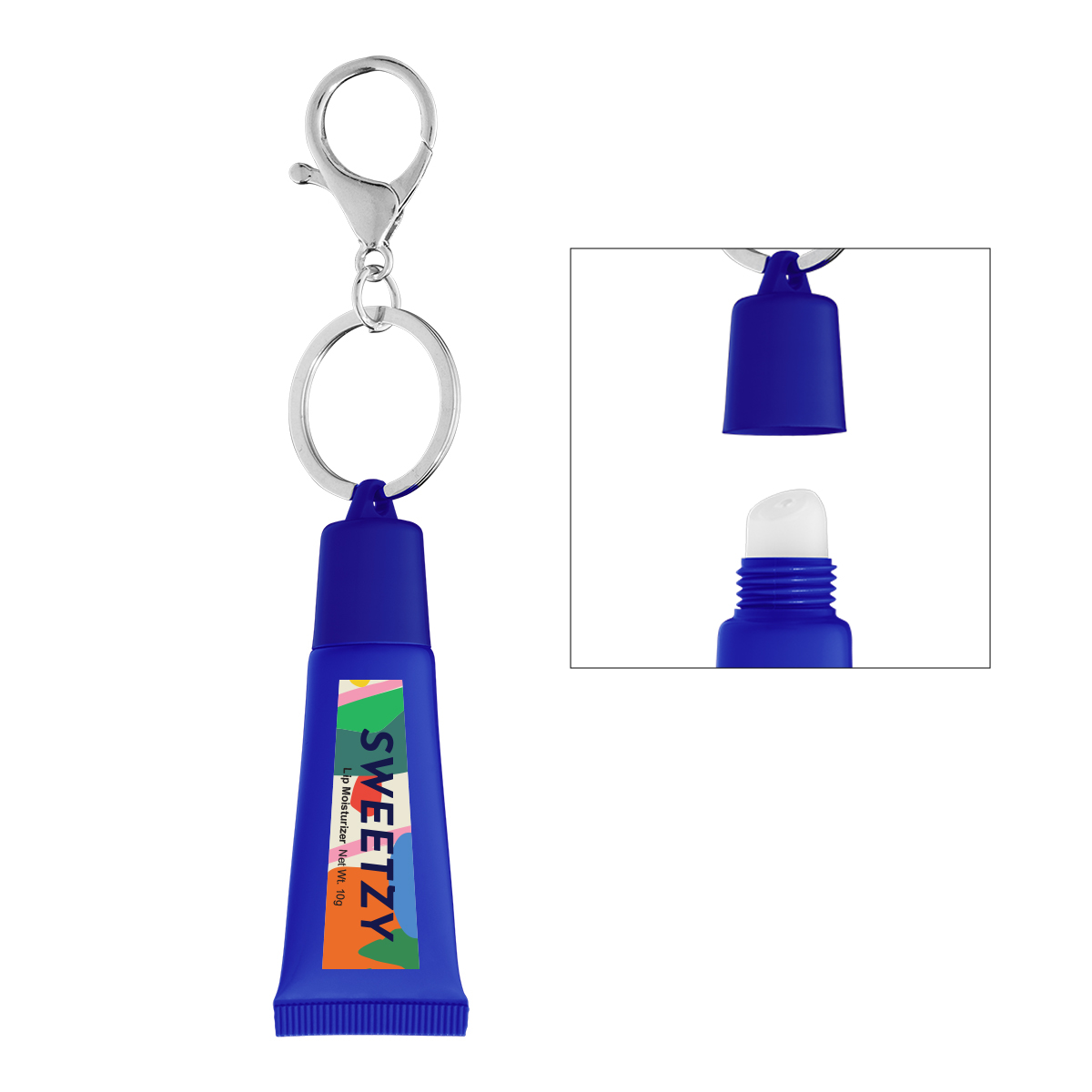 Squeeze Tube Lip Moisturizer With Key Ring 1