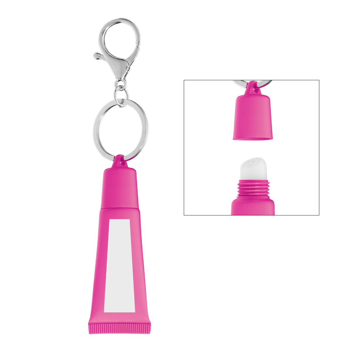 Squeeze Tube Lip Moisturizer With Key Ring 1