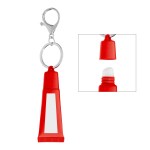 Squeeze Tube Lip Moisturizer With Key Ring - 90069 RED White Label Blank Squeeze Tube Lip Moisturizer With Key Ring - 90069 RED White Label Blank