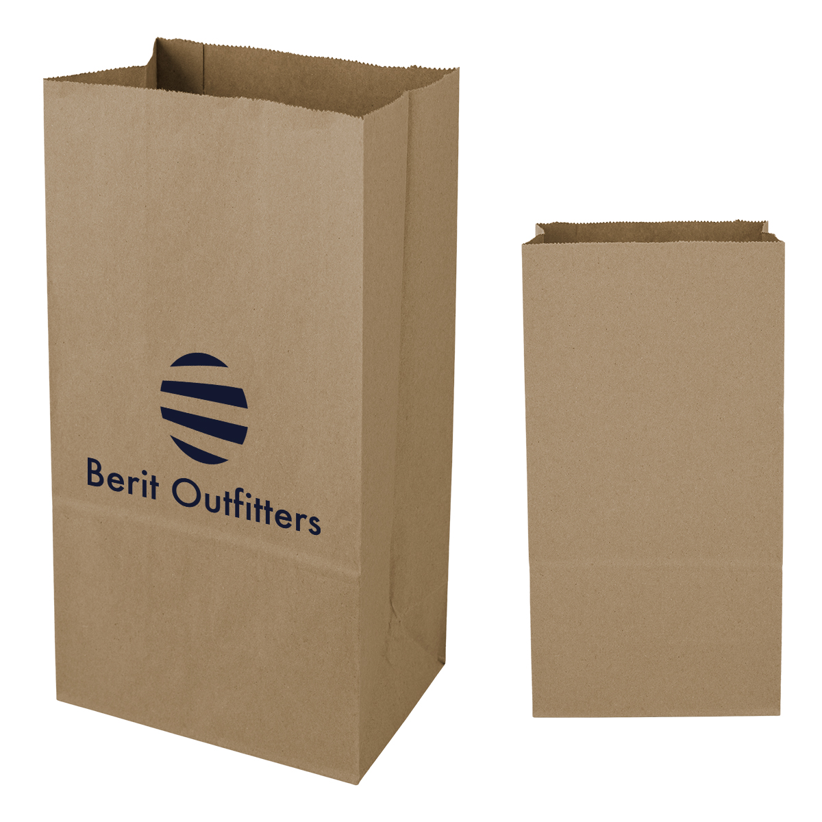 12# Sos Kraft Paper Bag - 7.06" X 13.75" 1