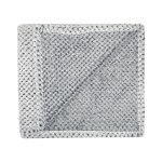 Dream Weaver Rpet Plush Blanket - 7069 WHTGRA Folded Dream Weaver Rpet Plush Blanket - 7069 WHTGRA Folded