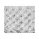Dream Weaver Rpet Plush Blanket - 7069 WHTGRA Front Dream Weaver Rpet Plush Blanket - 7069 WHTGRA Front