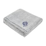 Dream Weaver Rpet Plush Blanket - 7069 WHTGRA Embroidery Dream Weaver Rpet Plush Blanket - 7069 WHTGRA Embroidery