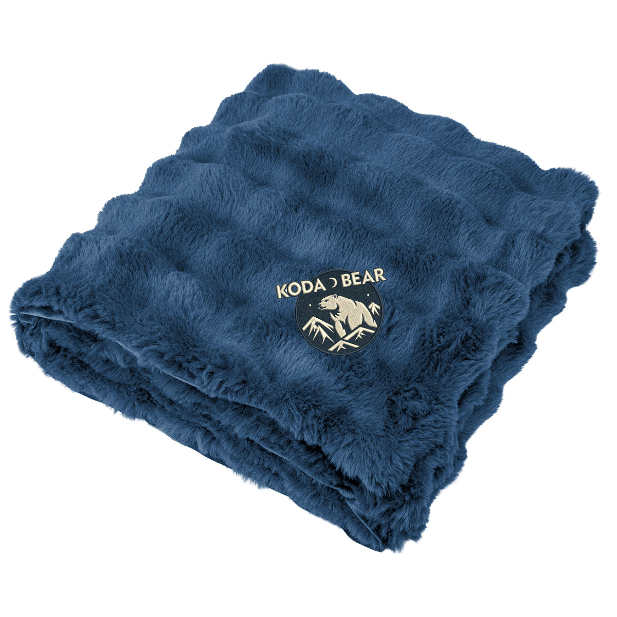 Faux Fur Rpet Bubble Blanket 1