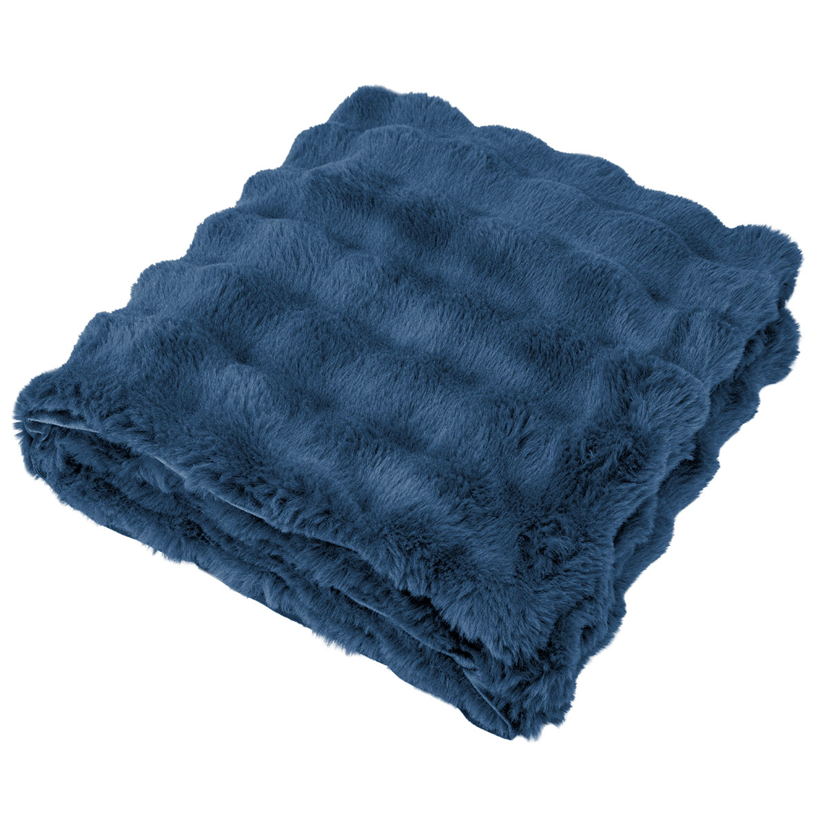 Faux Fur Rpet Bubble Blanket 1