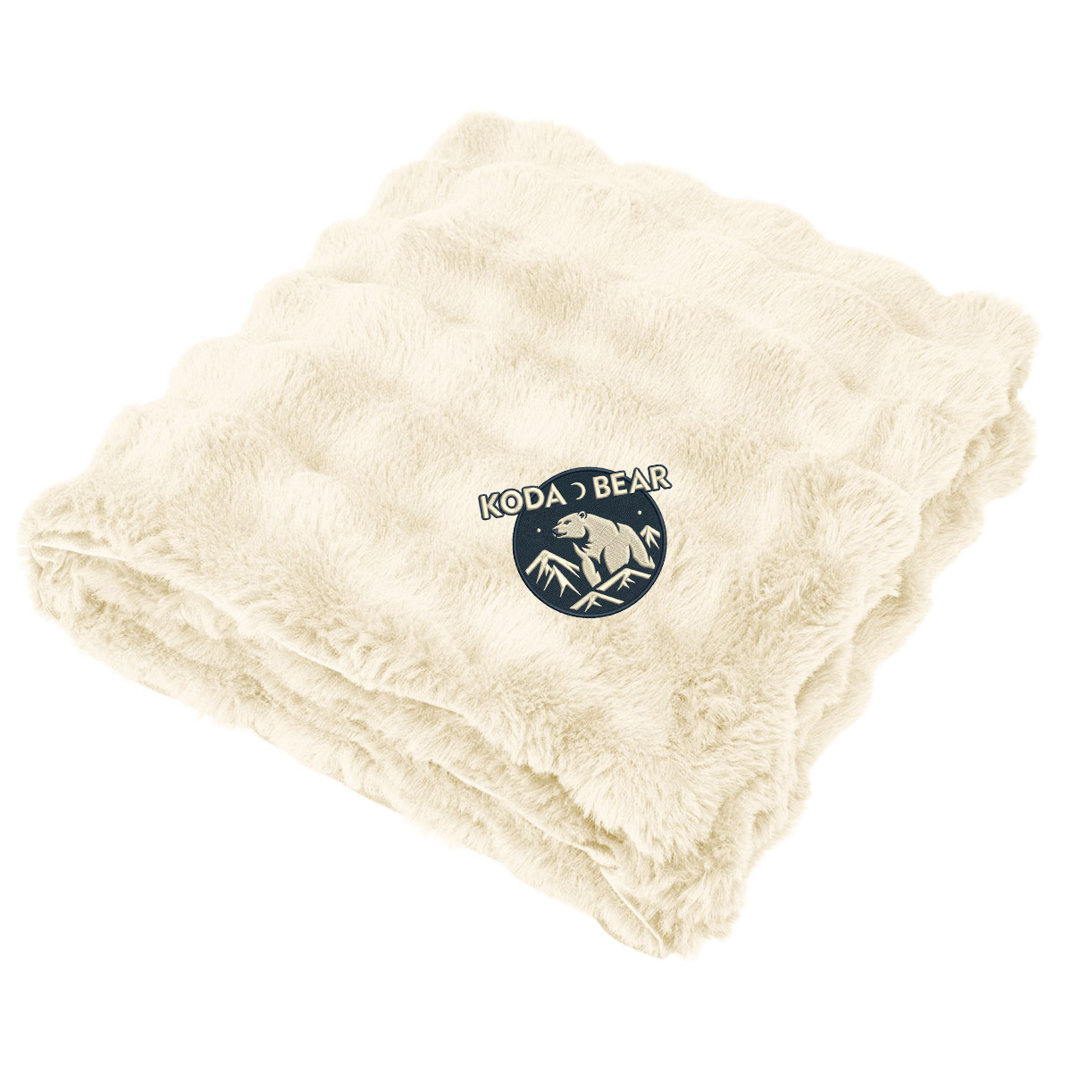 Faux Fur Rpet Bubble Blanket 1