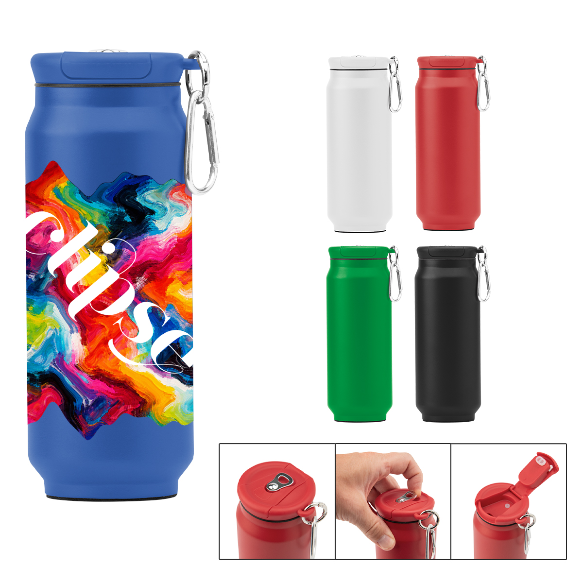 17 Oz. Full Color Fizz Recycled Stainless Steel Tumbler 1