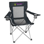 Mesh Folding Chair With Carrying Bag - 7052 ROY Blank Mesh Folding Chair With Carrying Bag - 7052 ROY Blank