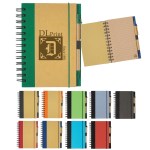 Eco-inspired Spiral Notebook & Pen 1 Eco-inspired Spiral Notebook & Pen 1