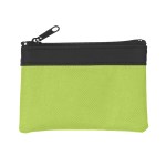 Zippered Coin Pouch - 291 RED Blank Zippered Coin Pouch - 291 RED Blank