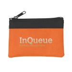Zippered Coin Pouch - 291 BLU Silkscreen Zippered Coin Pouch - 291 BLU Silkscreen