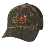 Mossy Oak® Hunter's Retreat Mesh Back Camouflage Cap - 1063 MONBU Embroidery Mossy Oak® Hunter's Retreat Mesh Back Camouflage Cap - 1063 MONBU Embroidery