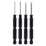 4- Piece Mini Screwdriver Set - 7243 BLK Tool Blank 4- Piece Mini Screwdriver Set - 7243 BLK Tool Blank