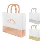 Flair Metallic Accent Non-woven Tote Bag 1 Flair Metallic Accent Non-woven Tote Bag 1
