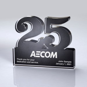 Freestanding 25 Year Anniversary Award 1 Freestanding 25 Year Anniversary Award 1