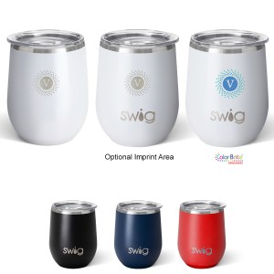 12 Oz. Swig Life™ Stainless Steel Stemless Wine Tumbler 1 12 Oz. Swig Life™ Stainless Steel Stemless Wine Tumbler 1