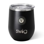 12 Oz. Swig Life™ Stainless Steel Stemless Wine Tumbler - 55419 BLK Back Laser 12 Oz. Swig Life™ Stainless Steel Stemless Wine Tumbler - 55419 BLK Back Laser
