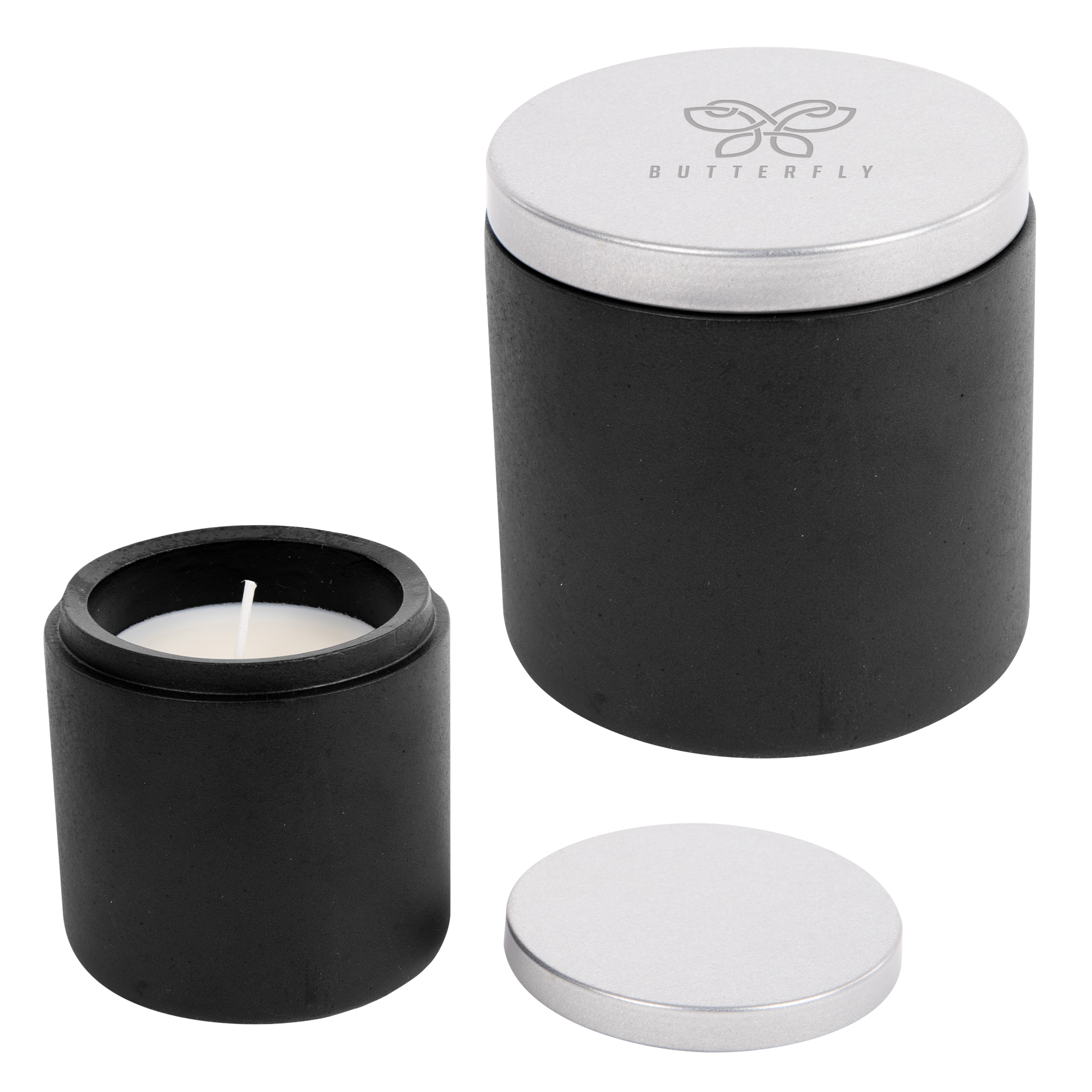 Cali Clay Cement Candle 1