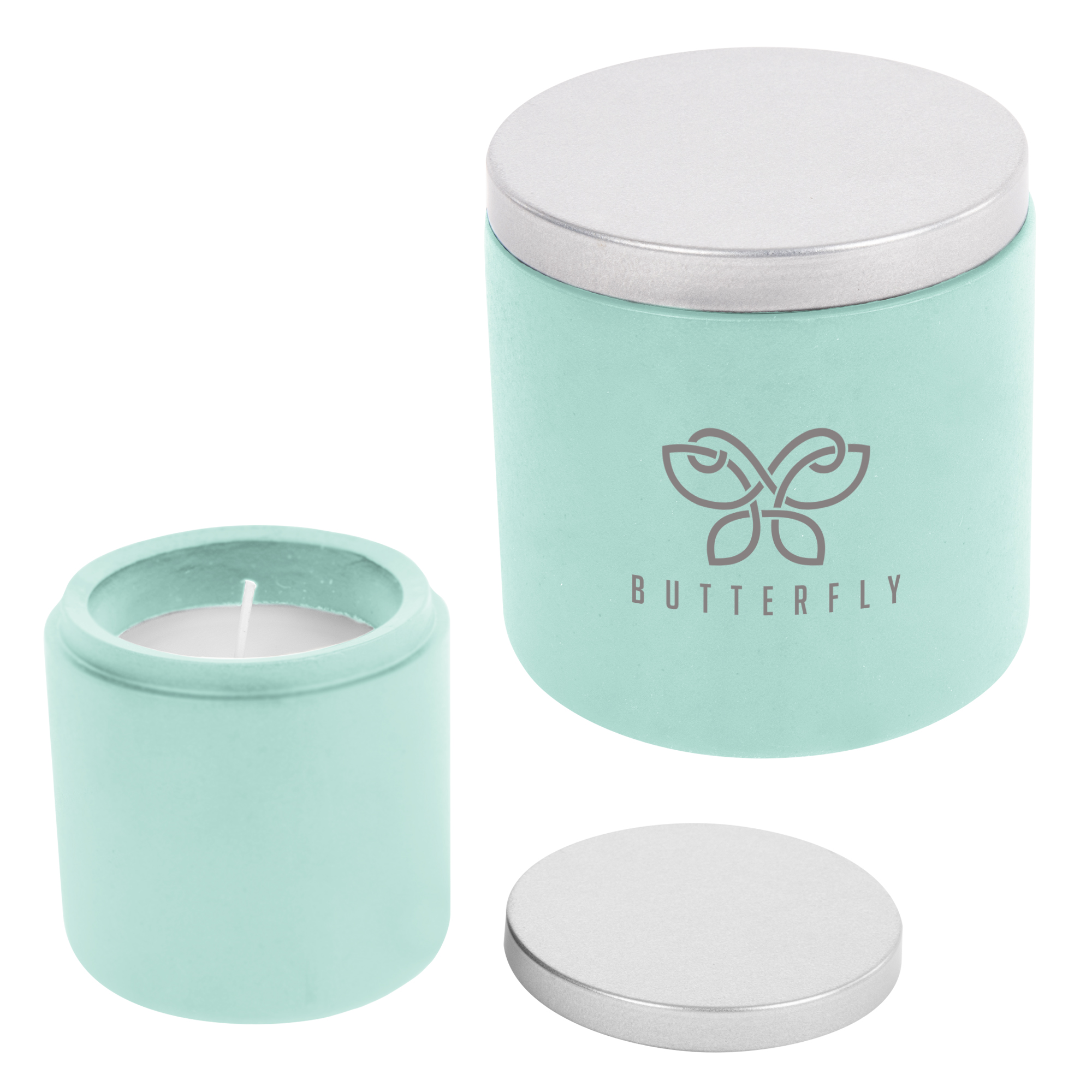 Cali Clay Cement Candle 1