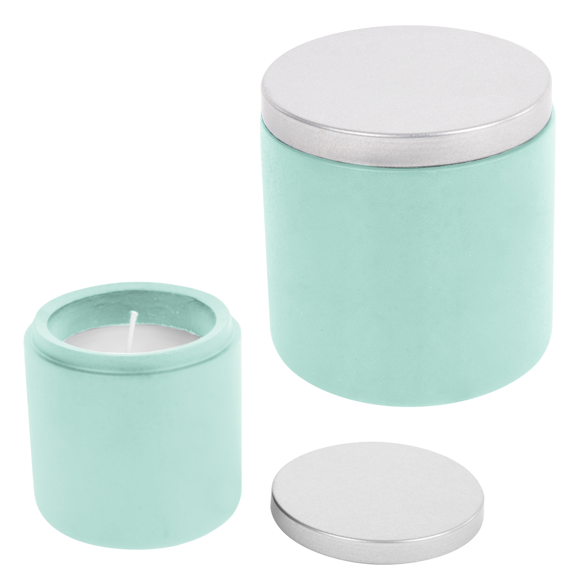 Cali Clay Cement Candle 1